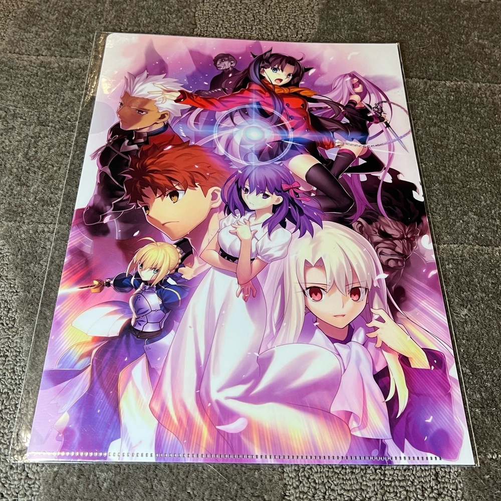 Fate Stay Night Heaven Clear File Folder Plastic Anime Japan Exclusive Official